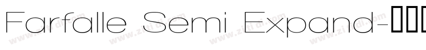 Farfalle Semi Expand字体转换 Farfalle Semi Expand字体转换